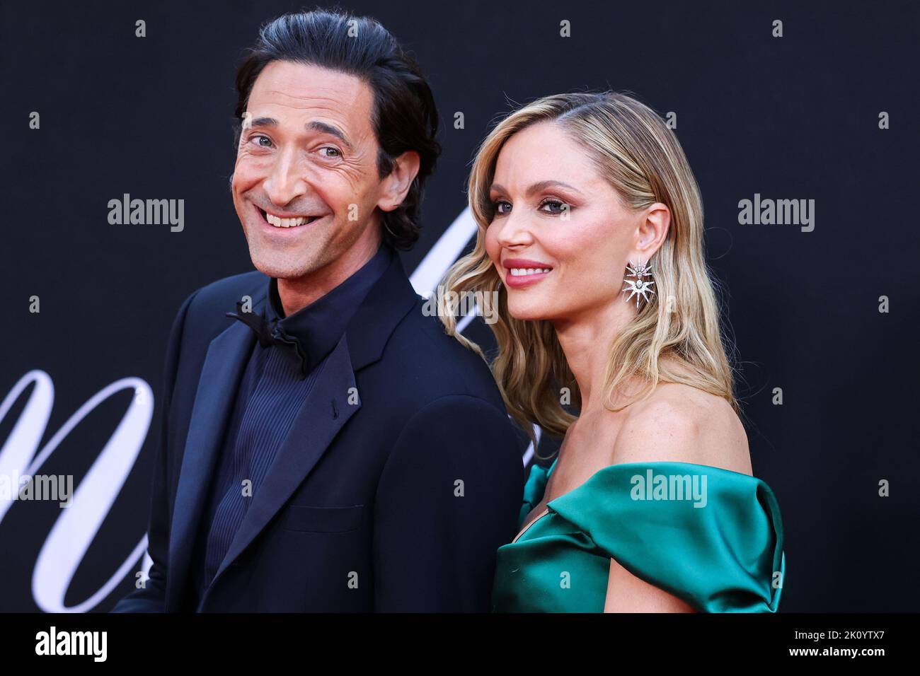 Los Angeles Premiere Of `Blonde` -PICTURED: Adrien Brody and Georgina